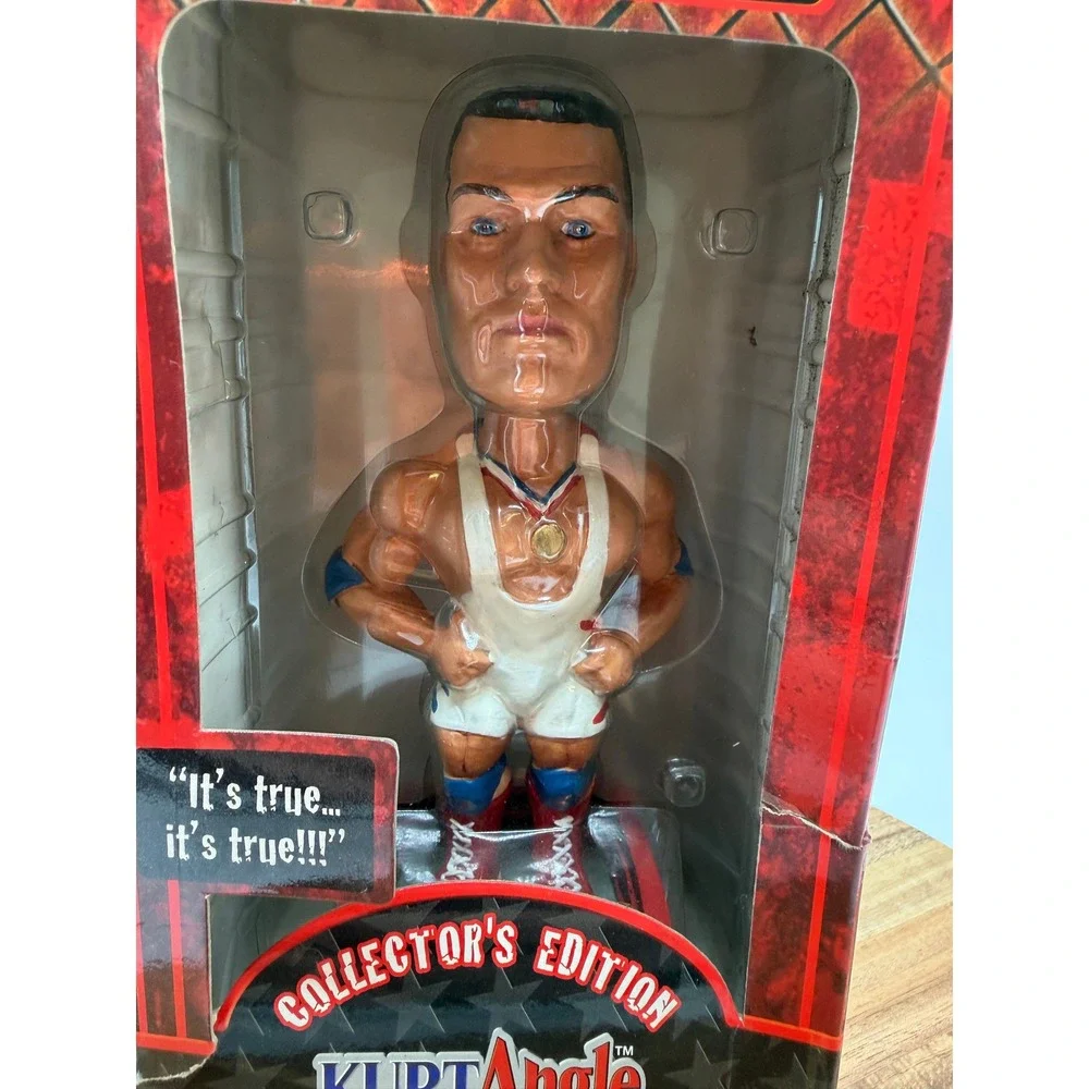 WWF Rumble Heads‎ Kurt Angle Bobblehead Series One Collector Edition 2001